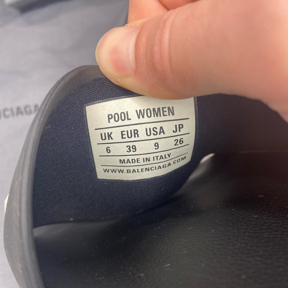 Women’s Balenciaga Slides - Size 9/39 - Picture 3 of 6